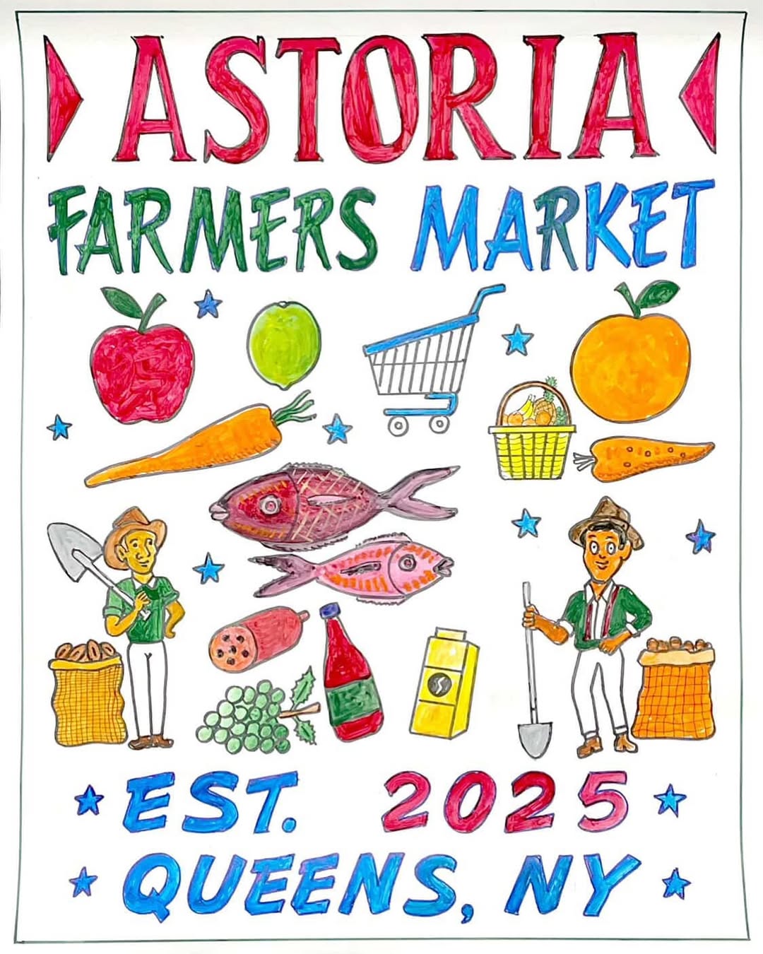 Astoria farmers market logo